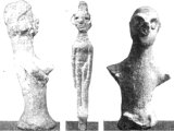 Statuettes of pagan deities excavated in Palestine. Many were images of Ashtoreth, goddess worshipped by the Canaanites.